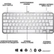 Клавиатура Logitech MX Keys Mini Minimalist US Pale Grey (920-010499) - изображение 5