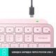 Клавіатура Logitech MX Keys Mini Rose (920-010500) - зображення 7