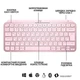 Клавіатура Logitech MX Keys Mini Rose (920-010500) - зображення 8