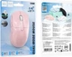 Беспроводная Мышь Hoco DI88 2.4G+Bluetooth (800 - 1600 DPI) 1xAA Pink (45125) - изображение 4