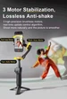 Ручний стабілізатор 3-осьовий Smart V8 для телефону з подовжувачем,штатив,відстеження обличчя. Для iPhone Android TikTok - зображення 2