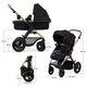Коляска Kinderkraft 3 в 1 Moov 2 Air Pure Black (KSMOOV02BLK0000) (5902533925759) - изображение 8