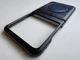 Захисний чохол-панель для Motorola Razr 40 Ultra тонкий, чорний зі шкіряною вставкою, матовий, високоякісний пластик - зображення 5