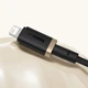 Кабель USB Type-C Baseus Dura Series 60W 2m Black Gold - зображення 4