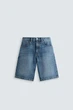 Шорти вільні Zara Baggy Fit синій 4806/406/427 29 - изображение 6
