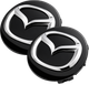 Комплект автомобильных колпаков (заглушек) на литые диски Mazda BS1A-3719X 57/57 мм 2 шт Black - изображение 1