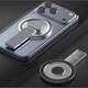 Тримач для телефону MagSafe 360° з кільцем на палець та підставкою, магнітний металевий аксесуар для смартфона та планшета, Сірий - зображення 2