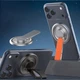 Тримач для телефону MagSafe 360° з кільцем на палець та підставкою, магнітний металевий аксесуар для смартфона та планшета, Сірий - зображення 8