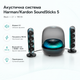 Беспроводная акустическая система Harman/Kardon SoundSticks 5 2.1 190 Вт Bluetooth 5.4 Black (HKSOUNDSTK5BEP) - изображение 2