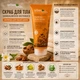 Заспокійливий гель - скраб для тіла Urban Veda Body Scrub Sandalwood Botanics із сандаловим деревом,алоєю та іланг для чутливої шкіри 200 мл - изображение 5