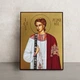 Именная икона Святой Роман Сладкопевец 14 × 19 см - изображение 1