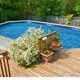 Каркасный бассейн Bestway 56369 610х360х122 см овальный 19229 л с песочным фильтром лестницей тентом и подстилкой - изображение 4