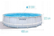 Каркасный круглый бассейн для отдыха на природе Intex полный комплект с фильтром, лестницей, тентом и подстилкой 19156 л из крепкого материала 488×122 см - изображение 10