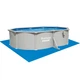 Каркасный бассейн Bestway 56369 610х360х122 см овальный 19229 л с песочным фильтром лестницей тентом и подстилкой - изображение 10