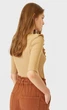 Топ Stradivarius темно-бежевий PGCLA588 S - изображение 4