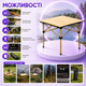 Раскладной стол для рыбалки и пикника 50×50 см с чехлом - изображение 7