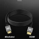 Кабель HDMI 2.1 (папа) на Mini HDMI (папа) 8K/60Hz Stone переходник адаптер (ST-Mini-HD-8K-1M) - изображение 4