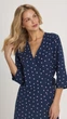 Халат женский Ellen Rosy Raindrops LGK 201/13/01 XL синий - изображение 3