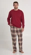 Піжама чоловіча Ellen Merlot mpd 0583/01/02 2XL бордо - зображення 5