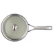 Ківш з кришкою KitchenAid Steel Core, 16 см, 1,3 л, матовий чорний - зображення 4
