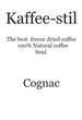 Кава сублімована (розчинна) Kaffee-stil Коньяк 100 г - зображення 3