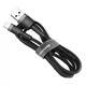 Кабель Baseus Cafule Lightning 1.5A (2m) Black - зображення 4