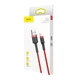 Кабель Baseus Cafule Lightning 1.5A (2m) Red - зображення 2