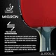Ракетка для настільного тенісу Joola Rosskopf Carbon + чохол + 3 м'ячика - зображення 5