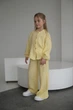 Мусліновий костюм, must-have штани+сорочка мод ДОЕ-021, Жовтий, 158-164 - изображение 4