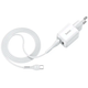 Сетевое зарядное устройство HOCO N8 2USB 2.4A с кабелем USB C 1м для смартфонов и гаджетов быстрая зарядка белое - изображение 3