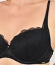 Комплект белья: кружевной бюстгальтер push-up и трусики 9420 Balaloum черный 90D/2XL - изображение 3
