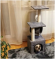 Когтеточка игровой комплекс 5 уровней для кошек до 5 кг серый HOBBY CAT KT3411 - изображение 2