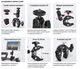 Кріплення Super Clamp Ulanzi R094 з кульовою головкою 360°для камер,моніторов,Gopro і інших екшн камер з металу та різьбою 1/4"-20 і 3/8"-16 - зображення 6