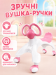Ходунки-беговел детские розовые 54 × 24 × 40 см для детей от 9 месяцев до 3 лет, каталка на 4 колесах (49675931) - изображение 5