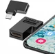 Угловой переходник Micro USB Male - Type-C Female (USB 2.0 5V/2A 480mbps 10W) Right (48982) - изображение 6