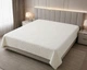 Простынь махровая жаккардовая Parisa Home 150х200 плотность 400 г/м2 крем - изображение 1