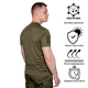 Футболка Chiton Patrol CP Camotec 3816 s, оливковий - зображення 2