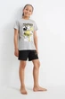 Пижама Pokemon (шорты, футболка) C&A 2214200c63 158см комбинированная (100011770) - изображение 1