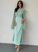Платье Shein sz25061674845157490 M бирюзовое (100012365) - изображение 6
