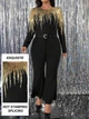 Комбинезон Shein sz2410266531642157 1XL Разноцветный (100012170) - изображение 6