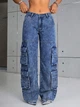 Джинсы Shein sz2306307319023179 W30 синие (100012127) - изображение 1