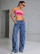 Джинсы Shein sz2306307319023179 W30 синие (100012127) - изображение 5