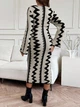 Платье-свитер для беременных Shein sz25060626613562577 XL комбинированное (100012307) - изображение 3