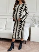 Платье-свитер для беременных Shein sz25060626613562577 XL комбинированное (100012307) - изображение 1