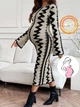 Платье-свитер для беременных Shein sz25060626613562577 XL комбинированное (100012307) - изображение 4