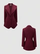 Пиджак-платье Shein sz25051434903981431 XS бордовый (100012312) - изображение 6