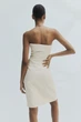 Сукня бандо із сумішевого льону H&M 1235956001c63 S бежева (100011602) - зображення 2