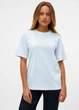 Футболка из хлопка оверсайз Vero moda 10308819c64 M светло-голубая (100011879) - изображение 1