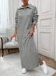 Платье-свитер Shein sz2407044421144187 one-size серое (100012306) - изображение 5