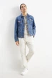 Поло з бавовни slim fit C&A 2216477c61 S сіре (100011179) - зображення 3